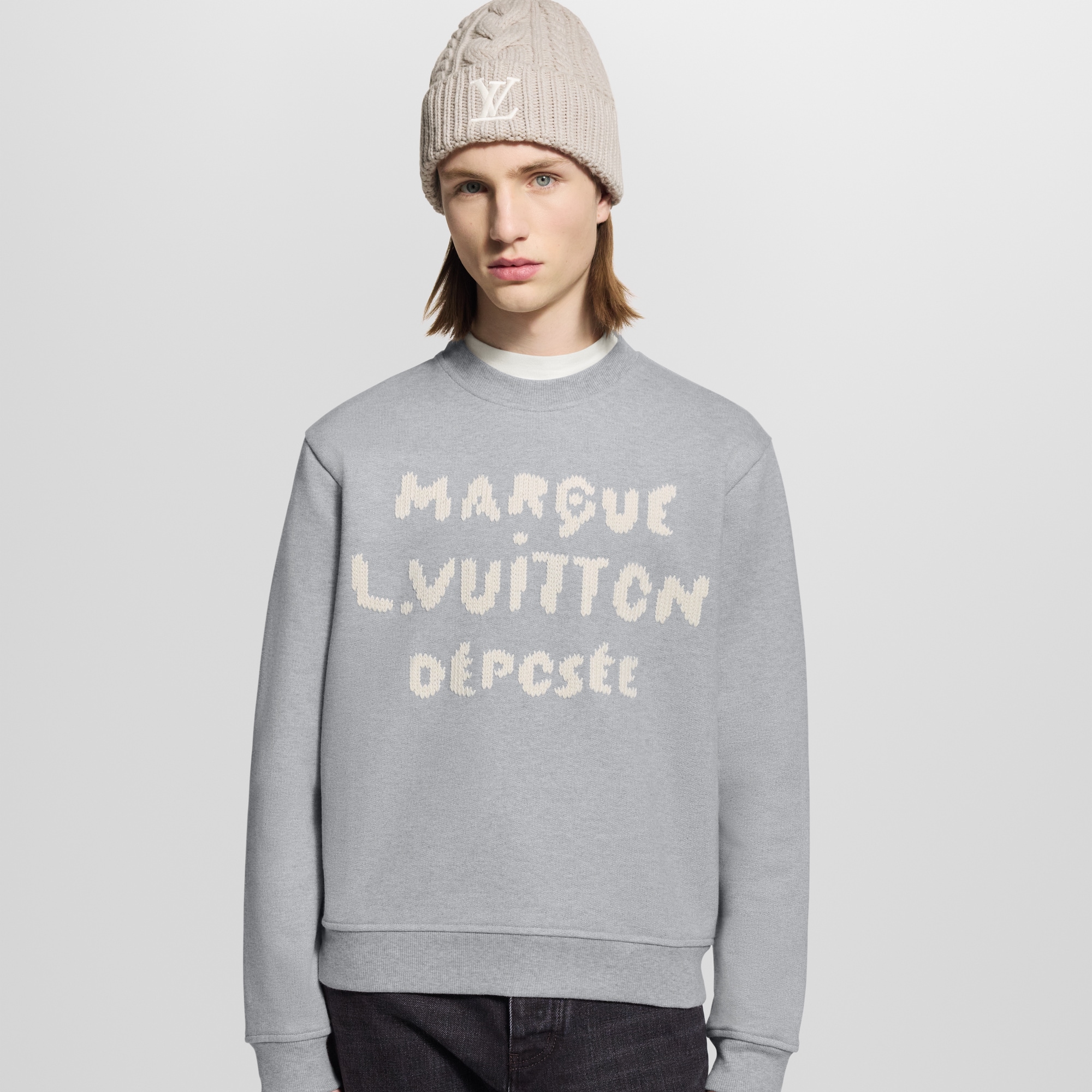 Embroidered Signature Sweatshirt - Ready-to-Wear 1AIKCS | LOUIS